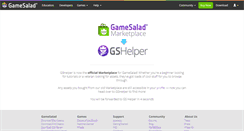Desktop Screenshot of marketplace.gamesalad.com